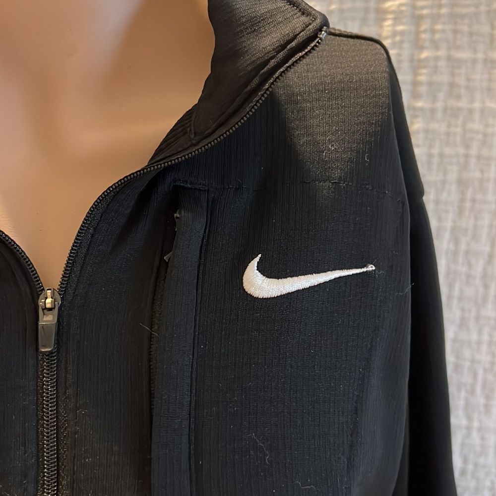 Nike zipper pullover. Black LG 14-16 - Picture 2 of 5